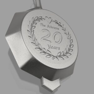 Custom Anniversary Cast Iron Skillet